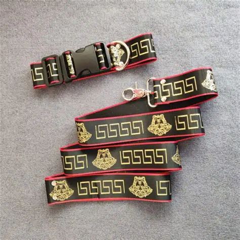 Versace designer dog collars